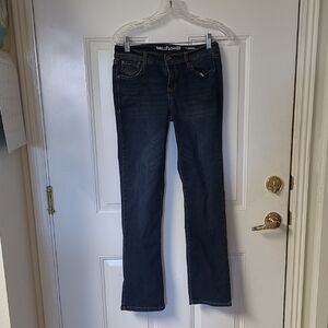 Wallflower Women's Deep Indigo Boot Cut Jeans